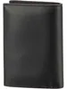 A black leather wallet is shown against a white background. Anteprima dell’immagine prodotto