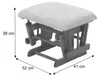 Relaxsessel MCW-C76, Schaukelstuhl Sessel Schwingstuhl mit Produktbild-Vorschau 6