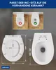 CECIPA Toilettendeckel Oval Wc Sitz mit Absenkautomatik und Produktbild-Vorschau 7