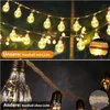 Salcar 5M LED Lichterkette Außen Solar & USB  10 Glühbirne Produktbild-Vorschau 5