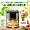 GOURMETmaxx Heißluftfritteuse 3,1L | Airfryer mit 60 Produktbild-Vorschau 5
