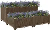 vidaXL Hochbeet 80x80x38 cm Polypropylen Produktbild-Vorschau 2