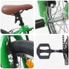vidaXL BMX Rad 18 Zoll für 7-10 Jahre alt Grün Produktbild-Vorschau 4
