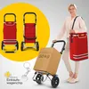 ELONEO Einkaufstrolley klappbar, Einkaufswagen mit Produktbild-Vorschau 9