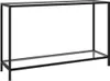 Stolik konsolowy, przezroczysty, 120x35x75 cm, szkło Podgląd zdjęcia produktu 1