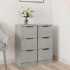 vidaXL Sideboards 2 Stk. Betongrau 30x30x70 cm Produktbild-Vorschau 1
