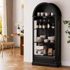 Vitrine haute de 180 cm, avec portes en verre trempé, Voir les images du produit 3