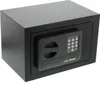 A black safe with a digital keypad is shown against a white background. Produktbild-Vorschau