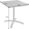 riess-ambiente Moderner Bistrotisch DESIGNO 70cm natur Produktbild-Vorschau 11