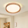 LED-Deckenleuchte 30W Ø38cm CCT 3000K-6000K, Holzeffekt Produktbild-Vorschau 5