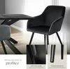 Chaise MARILYN Effet Velours Style Scandinave - noir, Lot Voir les images du produit 4