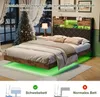 UnboxG Polsterbett Schwebebett 140×200 cm mit Produktbild-Vorschau 6