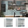 Küchenglasschrank Vicco R-Line Blau-Grau 60 cm, Model 41165 Produktbild-Vorschau 2