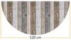 Küchenteppich Läufer rutschhemmend mit Holzdielenmotiv 3 mm 67 x 120 cm d-form, Ansicht 9  Produktbild-Vorschau