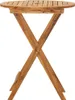 vidaXL 3-tlg. Bistro-Set Klappbar Massivholz Akazie Produktbild-Vorschau 2