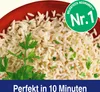 A close-up of cooked rice in a red bowl, with a green circle overlay promoting it as 'Nr.1'. Podgląd zdjęcia produktu