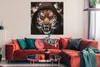 MuchoWow® Poster Tiger - Kleidung - Blau 100x100 cm - Produktbild-Vorschau 2