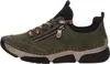 A side view of a single green sneaker. Produktbild-Vorschau