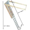 SucceBuy Scala da soffitta pieghevole, portata 350 lb, Anteprima dell’immagine prodotto 8