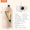 A product image showing a portable clothes dryer with its specifications and dimensions. Voir les images du produit