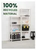 Plasticforte Lagerregal - Kunststoff - weis - 60 x 95 cm - Produktbild-Vorschau 3