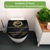 WC Sitz D-Form Schwarz mit Absenkautomatik Motiv VIP Produktbild-Vorschau 2