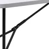 XL Klapptisch weiß mit Stahlgestell wetterfest - 180x68 cm Produktbild-Vorschau 6