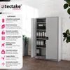TecTake 404377, Šedá, Ocel Náhled obrázku produktu 3