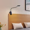 Prios LED-Klemmleuchte Harumi, schwarz, Akku, USB, 51 cm Produktbild-Vorschau 3