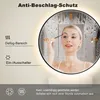 MCURO Badspiegel mit Beleuchtung, Rund 50cm, Lichtspiegel 3 Produktbild-Vorschau 6