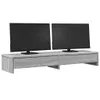 vidaXL Monitorständer mit Schubladen Grau Sonoma 100x27x15 Produktbild-Vorschau 3