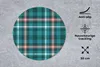 MuchoWow® Mauspad Mousepad Kariert - Tartan - Muster - blau Produktbild-Vorschau 2