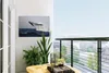 Gartenposter - 60x40 cm - Wal springt im blauen Wasser Produktbild-Vorschau 3