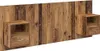 vidaXL Tête de lit avec rangement, 3 pièces, bois de Voir les images du produit 1