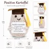Positive Kartoffel mit Abschlussmütze – kleines Produktbild-Vorschau 2