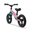 A pink balance bike with teal accents is shown against a white background. Produktbild-Vorschau