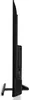 Side view of a black television on a stand against a white background. Produktbild-Vorschau