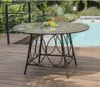 Garten Tisch Ushuaia Durchmesser 125cm aus braunem Produktbild-Vorschau 1