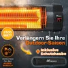 TRESKO® Infrarot Heizstrahler 2500W mit Fernbedienung | Productafbeelding-voorbeeld 5