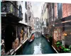 Bilder auf glas - Boot Brücke Tourismus Venedig - 120x80cm Produktbild-Vorschau 1
