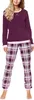 Merry Style Damen Schlafanzug Zweiteiler lang Pyjama Produktbild-Vorschau 1