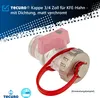 tecuro Kappe 3/4 Zoll für KFE-Hahn -  mit Dichtung, matt Produktbild-Vorschau 2