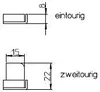 SSF W-Schließblech 170x20x8 mEinl.o. Befw. Edels. Produktbild-Vorschau 7