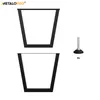 MetaloPro Tischbeine Atria Lite Extreme – 2x Schwarze Produktbild-Vorschau 7