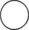 A black O-ring seal on a white background. Produktbild-Vorschau