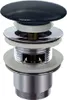 SCHÜTTE Designer-Ablaufgarnitur 11/4"x65 mm Schwarz Produktbild-Vorschau 1