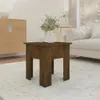 konferenční stolek vidaXL Kouřový dub 40x40x42 cm Dřevěné Náhled obrázku produktu 3