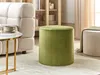 BELIANI Pouf Olivgrün Samt ⌀ 47 cm Rund Modern Glamourös Produktbild-Vorschau 2