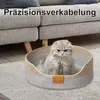 Katzenbetten, Katzenbett mit Kissen, 50cm Waschbar Produktbild-Vorschau 4