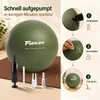 FunLife Pilates Ball 25 cm mit Pumpe, kleiner Gymnastikball Produktbild-Vorschau 3